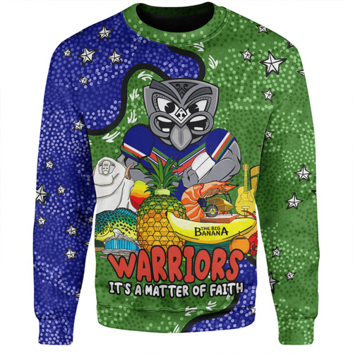 New Zealand Warriors Custom Sweatshirt - Australian Big Things Sweatshirt New Zealand Warriors Custom Sweatshirt - Australian Big Things Sweatshirt