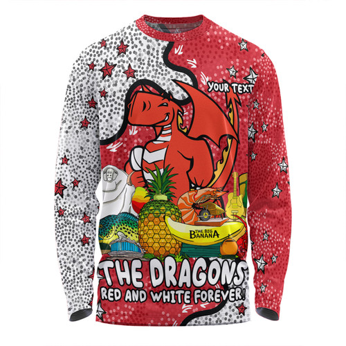 St. George Illawarra Dragons Custom Long Sleeve T-shirt - Australian Big Things Long Sleeve T-shirt