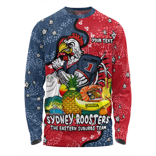 Sydney Roosters Custom Long Sleeve T-Shirt - Australian Big Things Long Sleeve T-Shirt