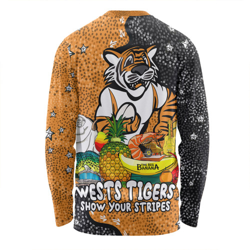 Wests Tigers Custom Long Sleeve T-shirt - Australian Big Things Long Sleeve T-shirt Wests Tigers Custom Long Sleeve T-shirt - Australian Big Things Long Sleeve T-shirt
