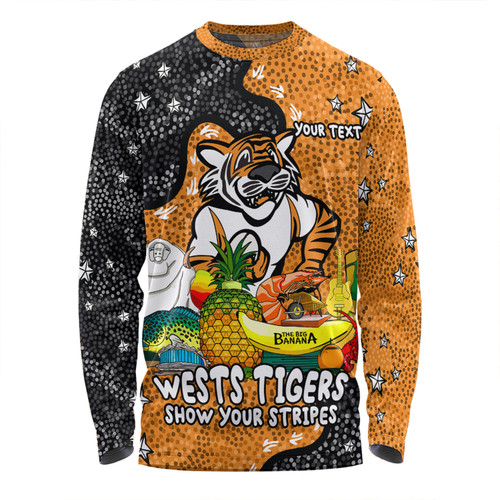 Wests Tigers Custom Long Sleeve T-shirt - Australian Big Things Long Sleeve T-shirt