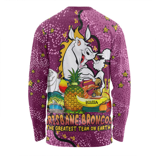 Brisbane Broncos Custom Long Sleeve T-shirt - Australian Big Things Long Sleeve T-shirt Brisbane Broncos Custom Long Sleeve T-shirt - Australian Big Things Long Sleeve T-shirt