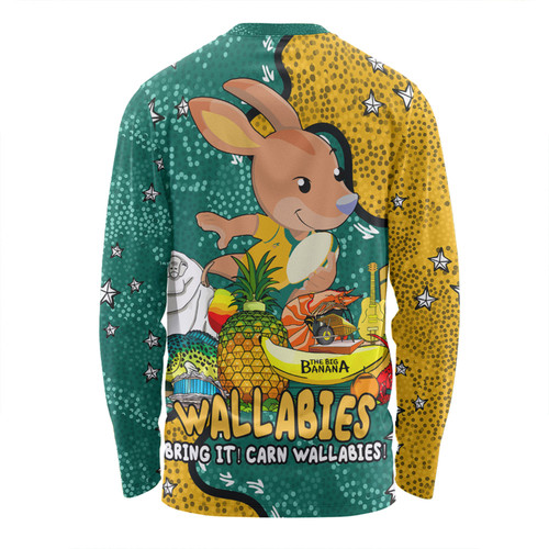 Australia Wallabies Custom Long Sleeve T-shirt - Australian Big Things Long Sleeve T-shirt Australia Wallabies Custom Long Sleeve T-shirt - Australian Big Things Long Sleeve T-shirt