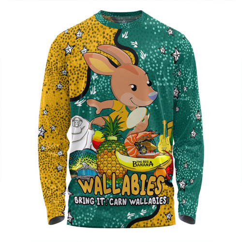 Australia Wallabies Custom Long Sleeve T-shirt - Australian Big Things Long Sleeve T-shirt Australia Wallabies Custom Long Sleeve T-shirt - Australian Big Things Long Sleeve T-shirt