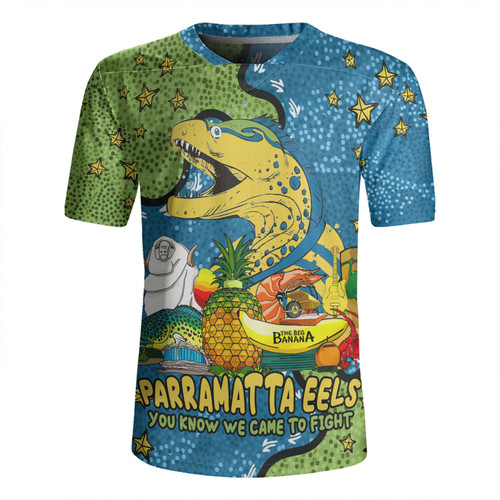 Parramatta Eels Custom Rugby Jersey - Australian Big Things Rugby Jersey