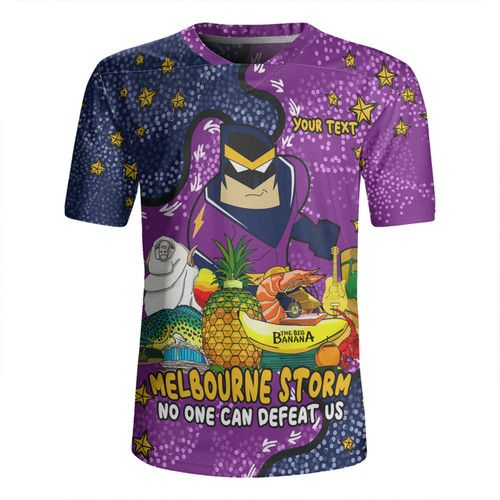 Melbourne Storm Custom Rugby Jersey - Australian Big Things Rugby Jersey