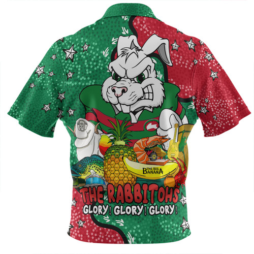 South Sydney Rabbitohs Zip Polo Shirt - Australian Big Things Zip Polo Shirt South Sydney Rabbitohs Zip Polo Shirt - Australian Big Things Zip Polo Shirt