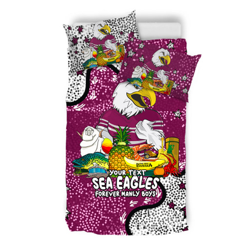 Manly Warringah Sea Eagles Bedding Set - Australian Big Things Bedding Set