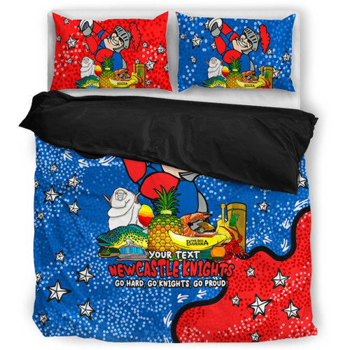 Newcastle Knights Custom Bedding Set - Australian Big Things Bedding Set Newcastle Knights Custom Bedding Set - Australian Big Things Bedding Set
