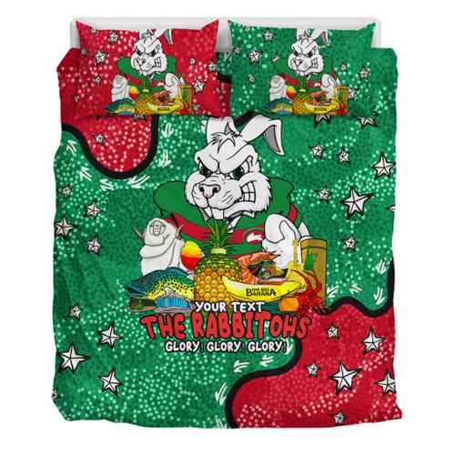 South Sydney Rabbitohs Bedding Set - Australian Big Things Bedding Set