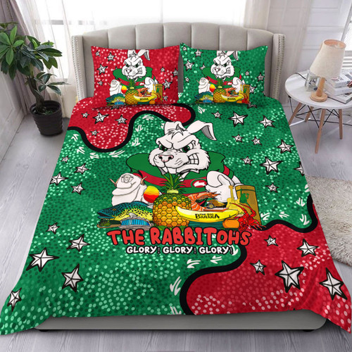 South Sydney Rabbitohs Bedding Set - Australian Big Things Bedding Set