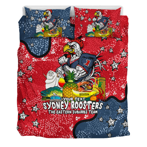 Sydney Roosters Custom Bedding Set - Australian Big Things Bedding Set Sydney Roosters Custom Bedding Set - Australian Big Things Bedding Set