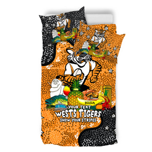 Wests Tigers Custom Bedding Set - Australian Big Things Bedding Set Wests Tigers Custom Bedding Set - Australian Big Things Bedding Set