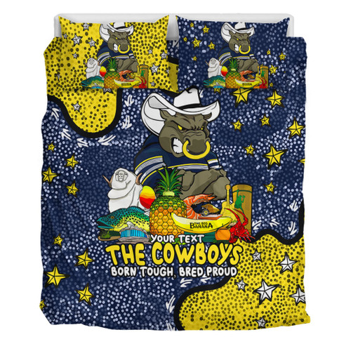 North Queensland Cowboys Custom Bedding Set - Australian Big Things Bedding Set