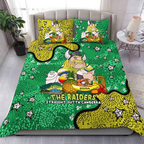 Canberra Raiders Custom Bedding Set - Australian Big Things Bedding Set Canberra Raiders Custom Bedding Set - Australian Big Things Bedding Set