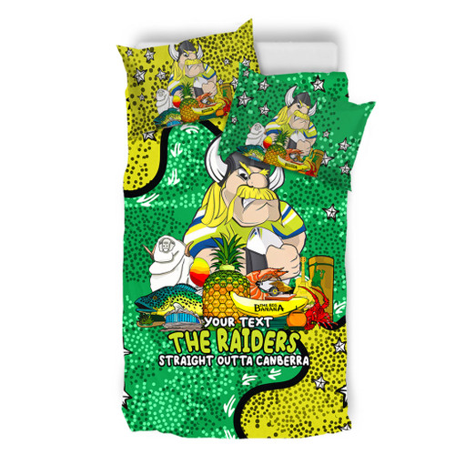 Canberra Raiders Custom Bedding Set - Australian Big Things Bedding Set Canberra Raiders Custom Bedding Set - Australian Big Things Bedding Set
