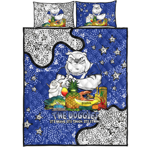 Canterbury-Bankstown Bulldogs Custom Quilt Bed Set - Australian Big Things Quilt Bed Set Canterbury-Bankstown Bulldogs Custom Quilt Bed Set - Australian Big Things Quilt Bed Set