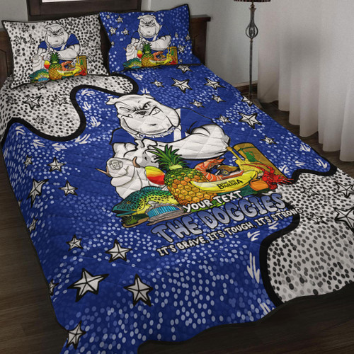 Canterbury-Bankstown Bulldogs Custom Quilt Bed Set - Australian Big Things Quilt Bed Set Canterbury-Bankstown Bulldogs Custom Quilt Bed Set - Australian Big Things Quilt Bed Set