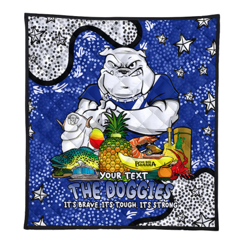 Canterbury-Bankstown Bulldogs Custom Quilt - Australian Big Things Quilt Canterbury-Bankstown Bulldogs Custom Quilt - Australian Big Things Quilt