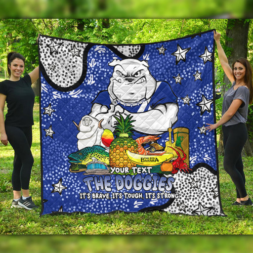 Canterbury-Bankstown Bulldogs Custom Quilt - Australian Big Things Quilt Canterbury-Bankstown Bulldogs Custom Quilt - Australian Big Things Quilt