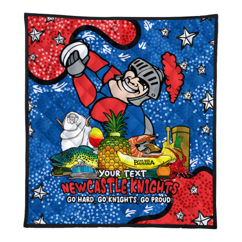 Newcastle Knights Custom Quilt - Australian Big Things Quilt Newcastle Knights Custom Quilt - Australian Big Things Quilt