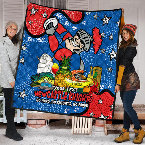 Newcastle Knights Custom Quilt - Australian Big Things Quilt Newcastle Knights Custom Quilt - Australian Big Things Quilt