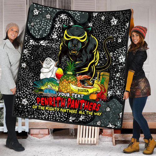 Penrith Panthers Custom Quilt - Australian Big Things Quilt Penrith Panthers Custom Quilt - Australian Big Things Quilt
