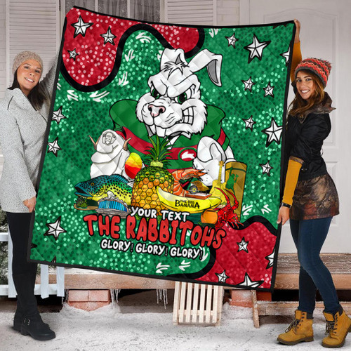 South Sydney Rabbitohs Quilt - Australian Big Things Quilt South Sydney Rabbitohs Quilt - Australian Big Things Quilt