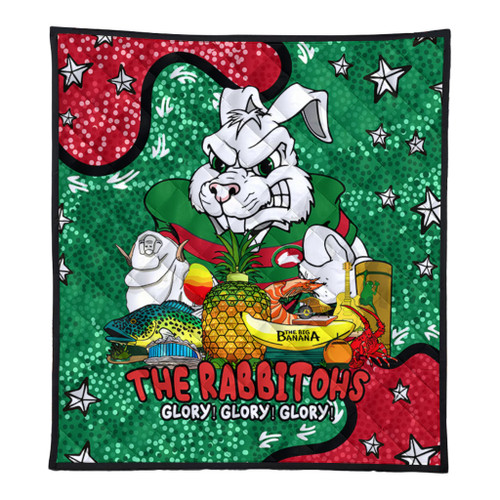 South Sydney Rabbitohs Quilt - Australian Big Things Quilt South Sydney Rabbitohs Quilt - Australian Big Things Quilt