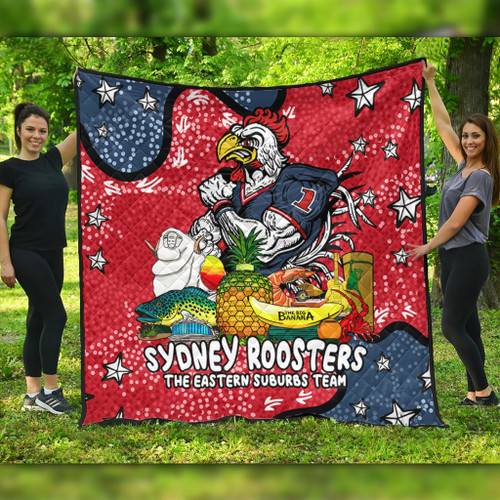 Sydney Roosters Custom Quilt - Australian Big Things Quilt