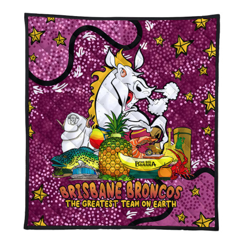 Brisbane Broncos Custom Quilt - Australian Big Things Quilt Brisbane Broncos Custom Quilt - Australian Big Things Quilt