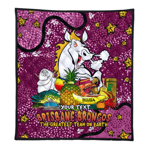 Brisbane Broncos Custom Quilt - Australian Big Things Quilt Brisbane Broncos Custom Quilt - Australian Big Things Quilt