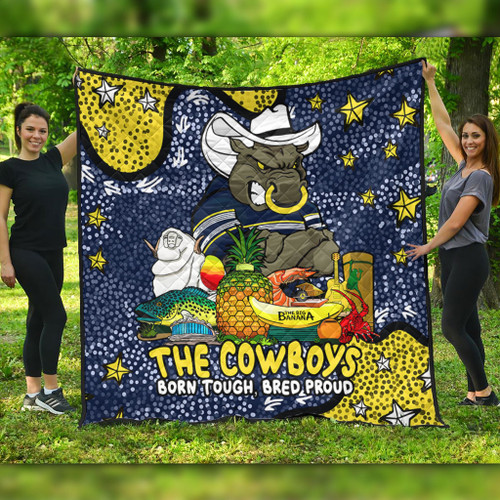 North Queensland Cowboys Custom Quilt - Australian Big Things Quilt