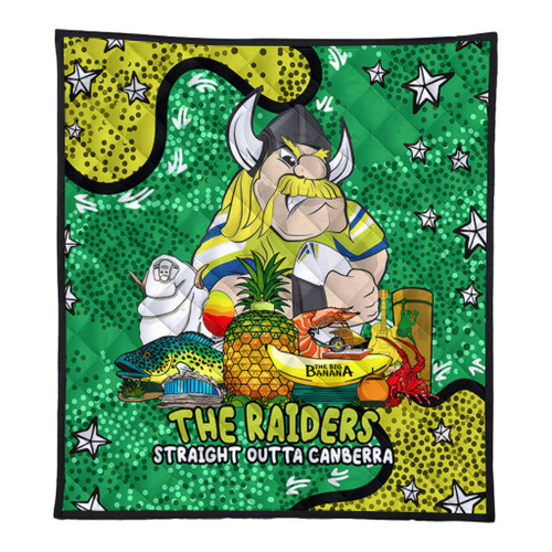 Canberra Raiders Custom Quilt - Australian Big Things Quilt Canberra Raiders Custom Quilt - Australian Big Things Quilt