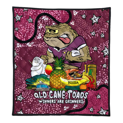 Queensland Cane Toads Custom Quilt - Australian Big Things Quilt Queensland Cane Toads Custom Quilt - Australian Big Things Quilt