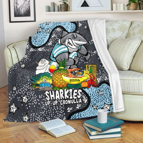 Cronulla-Sutherland Sharks Custom Blanket - Australian Big Things Blanket