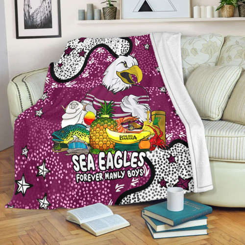 Manly Warringah Sea Eagles Blanket - Australian Big Things Blanket