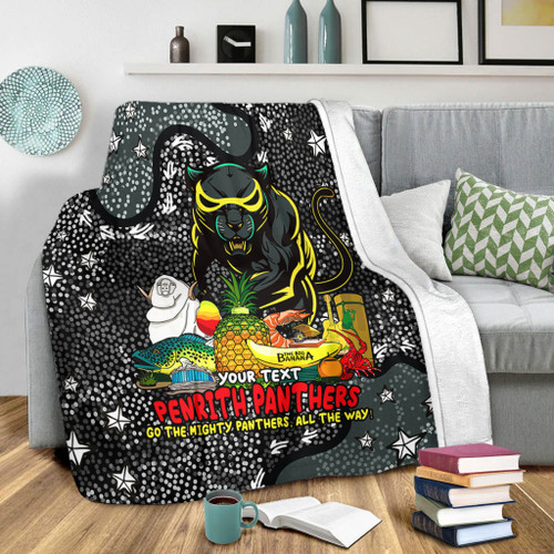Penrith Panthers Custom Blanket - Australian Big Things Blanket Penrith Panthers Custom Blanket - Australian Big Things Blanket