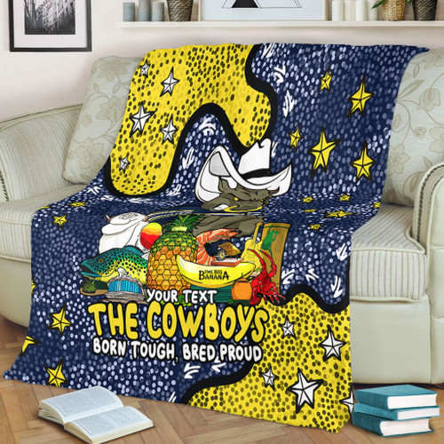 North Queensland Cowboys Custom Blanket - Australian Big Things Blanket North Queensland Cowboys Custom Blanket - Australian Big Things Blanket