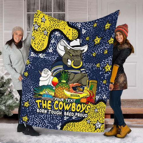 North Queensland Cowboys Custom Blanket - Australian Big Things Blanket North Queensland Cowboys Custom Blanket - Australian Big Things Blanket