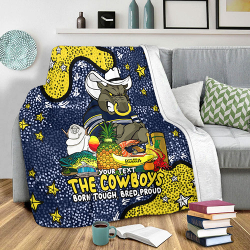 North Queensland Cowboys Custom Blanket - Australian Big Things Blanket North Queensland Cowboys Custom Blanket - Australian Big Things Blanket