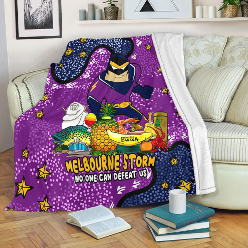 Melbourne Storm Custom Blanket - Australian Big Things Blanket