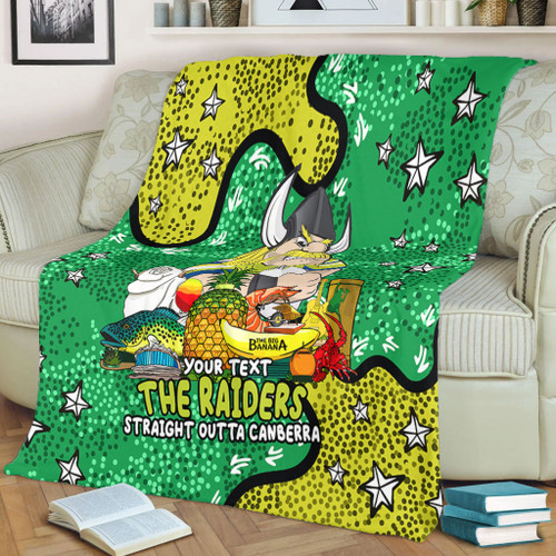 Canberra Raiders Custom Blanket - Australian Big Things Blanket Canberra Raiders Custom Blanket - Australian Big Things Blanket
