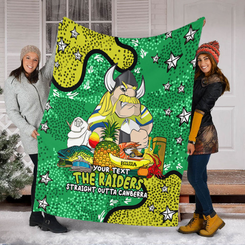 Canberra Raiders Custom Blanket - Australian Big Things Blanket Canberra Raiders Custom Blanket - Australian Big Things Blanket
