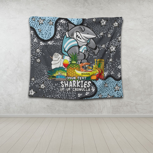 Cronulla-Sutherland Sharks Custom Tapestry - Australian Big Things Tapestry