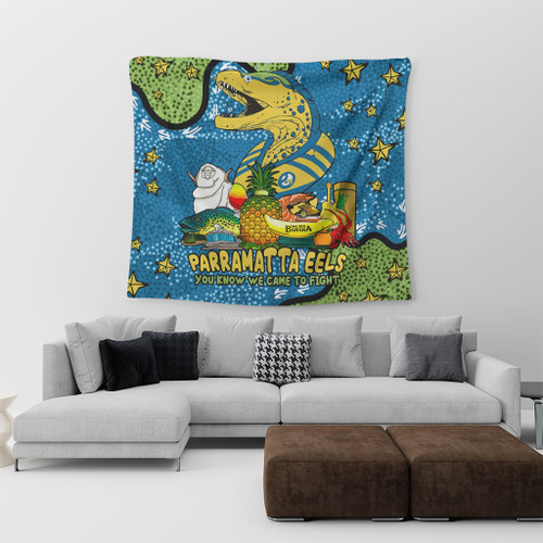 Parramatta Eels Custom Tapestry - Australian Big Things Tapestry Parramatta Eels Custom Tapestry - Australian Big Things Tapestry