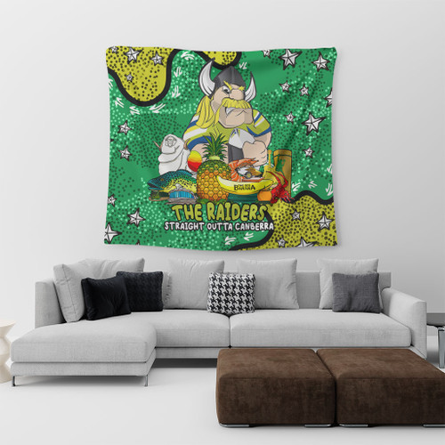 Canberra Raiders Custom Tapestry - Australian Big Things Tapestry Canberra Raiders Custom Tapestry - Australian Big Things Tapestry