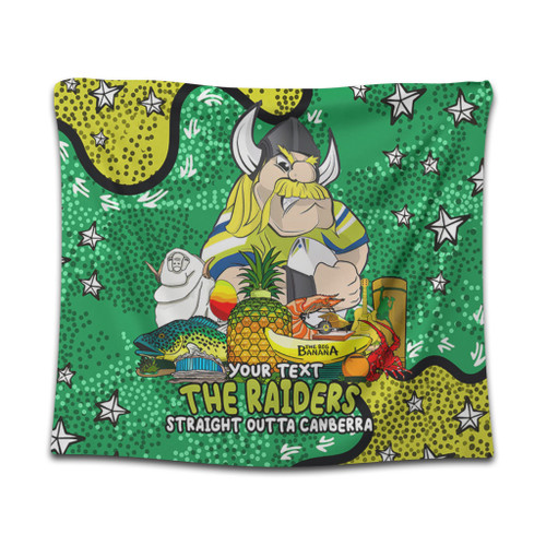 Canberra Raiders Custom Tapestry - Australian Big Things Tapestry Canberra Raiders Custom Tapestry - Australian Big Things Tapestry