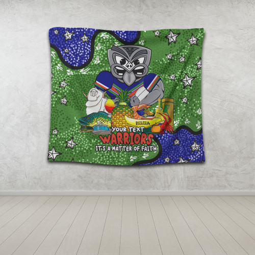 New Zealand Warriors Custom Tapestry - Australian Big Things Tapestry