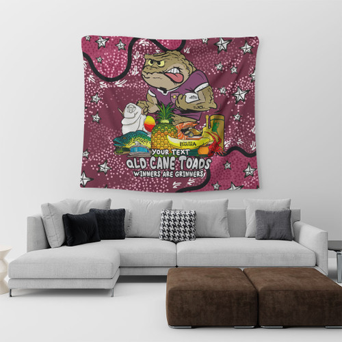 Queensland Cane Toads Custom Tapestry - Australian Big Things Tapestry Queensland Cane Toads Custom Tapestry - Australian Big Things Tapestry